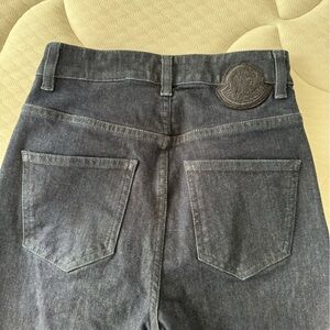 Moncler skinny navy jeans